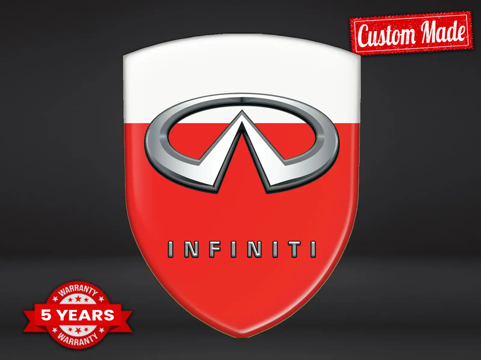 Infiniti Autocollants Logo Vinyle Pro Max Résistants Disposition